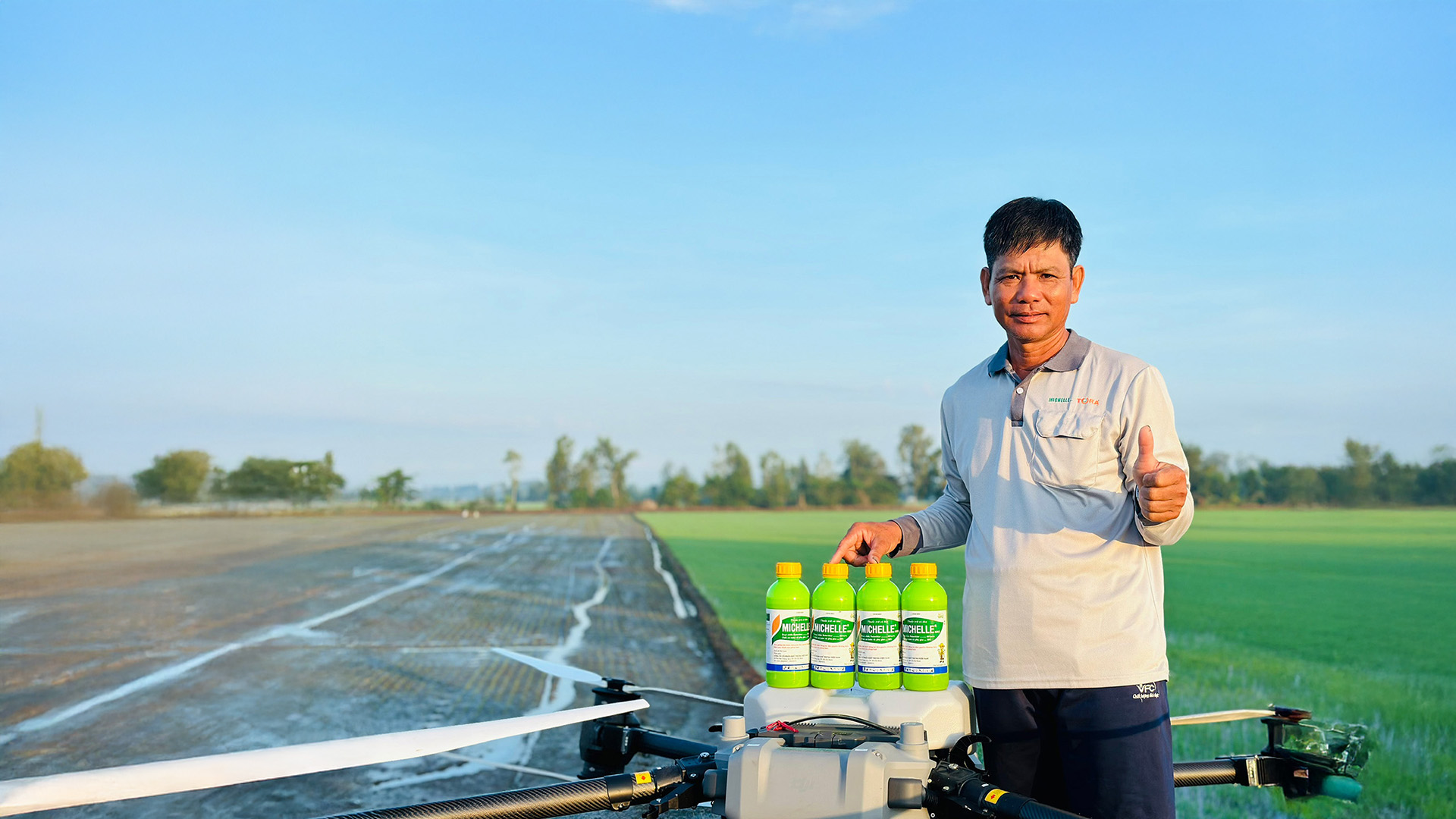 Michelle 62EC - Thuốc trừ cỏ tiền nảy mầm an toàn, hiệu quả